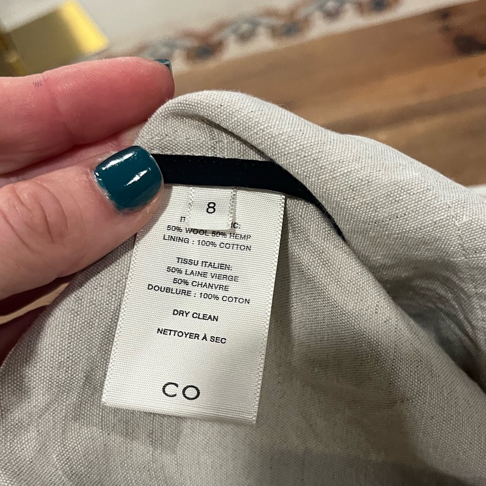 Co Linen Sack Shorts -8 - Picture 8 of 12